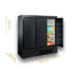 Холодильный шкаф Kansas tandem 1 S1 080/205 LT D A