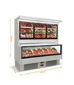 Вітрина для заморожених продуктів Alaska combi 2 AHV 090 LT A