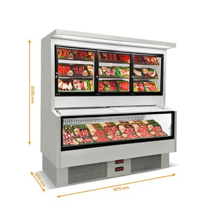 Витрина для замороженных продуктов Alaska combi 2 AHV 090 LT A